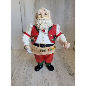 Midwest‎ importers Santa's workshop figure vintage Xmas Cannon falls